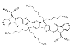 	2,2'-((2Z,2'Z)-((4,4,9,9-四(對(duì)己基苯)-4,9-二氫-S-引達(dá)省并二噻吩-2,7-二基)雙(甲基亞基))-雙-(3-氧代-2,3-二氫-1H-茚-2,1-二亞甲基))二 