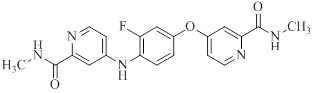 4-（3-氟-4-（2-（甲基氨基甲?；┻拎?4-）氨基苯氧基）-N-甲基-2-吡啶甲酰胺|1855006-12-0 
