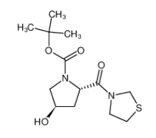 3-[(2S，4R)-1-叔丁氧羰基-4-羥基-2-吡咯 烷羰基]-1，3-噻唑烷|401564-30-5 