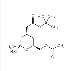 (4R-cis)-6-[(乙酰氧基)甲基]-2,2-二甲基-1,3-二氧六環(huán)-4-乙酸叔丁酯|154026-95-6 
