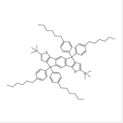 [2,7-二(三甲基錫)-4,4,9,9-四(對己基苯)-引達(dá)省并二噻吩]|1252555-61-5 