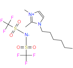 1-己基-2,3-二甲基咪唑雙(三氟甲磺?；?亞胺鹽|384347-22-2 