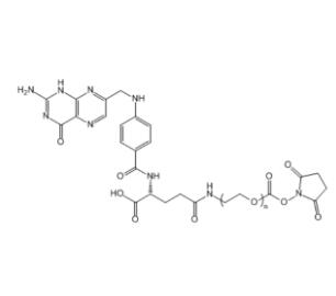 葉酸PEG活性酯Folic acid PEG NHS, FA-PEG-SCM；葉酸聚乙二醇活性酯 