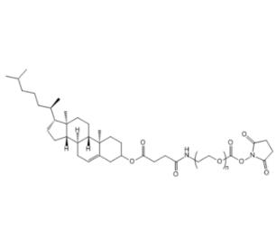 膽固醇PEG活性酯Cholesterol-PEG-NHS，CLS-PEG-SCM；膽固醇聚乙二醇活性酯 
