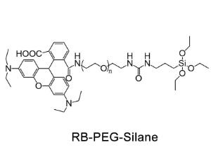 羅丹明PEG硅烷RB-PEG-Silane，RB-PEG-SIL,羅丹明聚乙二醇硅烷 